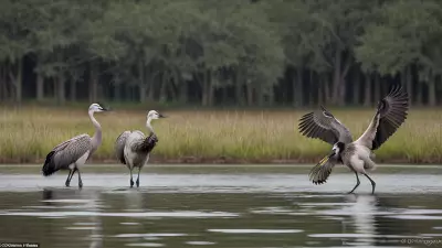 Capturing the Wild Courtship Displays in a Wet Meadow