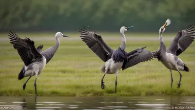 Capturing the Wild Courtship Displays in a Wet Meadow