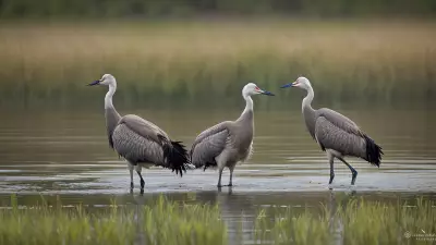 Capturing the Wild Courtship Displays in a Wet Meadow