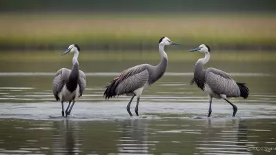 Capturing the Wild Courtship Displays in a Wet Meadow