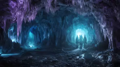 Crystal Cave of Shadowy Beings