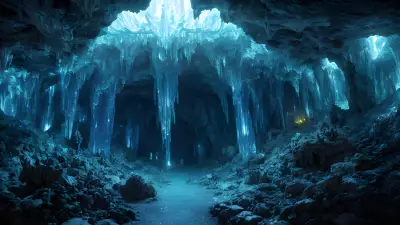 Crystal Cave of Shadowy Beings