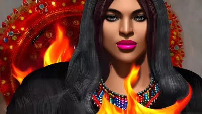 Cultural Authenticity Portrait The Flame Keeper