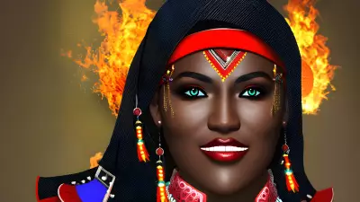 Cultural Authenticity Portrait The Flame Keeper