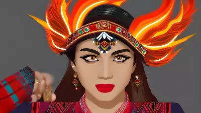 Cultural Authenticity Portrait The Flame Keeper