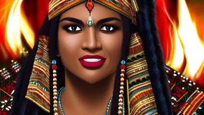 Cultural Authenticity Portrait The Flame Keeper