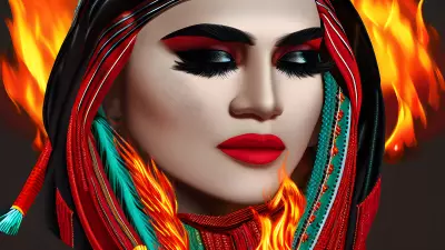 Cultural Authenticity Portrait The Flame Keeper