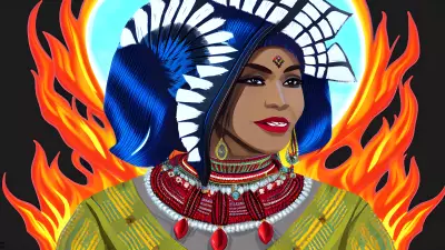 Cultural Authenticity Portrait The Flame Keeper