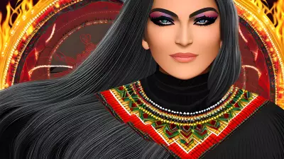 Cultural Authenticity Portrait The Flame Keeper