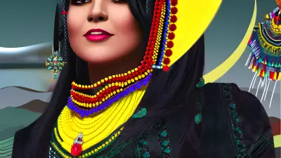 Cultural Authenticity Portrait The Flame Keeper