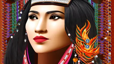 Cultural Authenticity Portrait The Flame Keeper