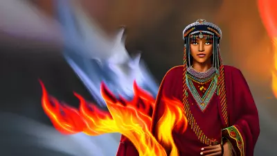 Cultural Authenticity Portrait The Flame Keeper