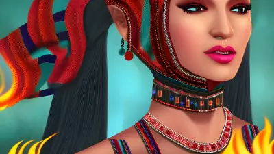 Cultural Authenticity Portrait The Flame Keeper