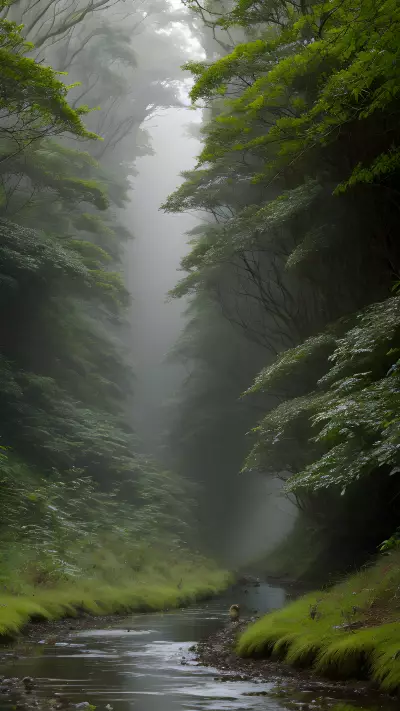 Breathtaking Wildlife in the Tranquil Gully