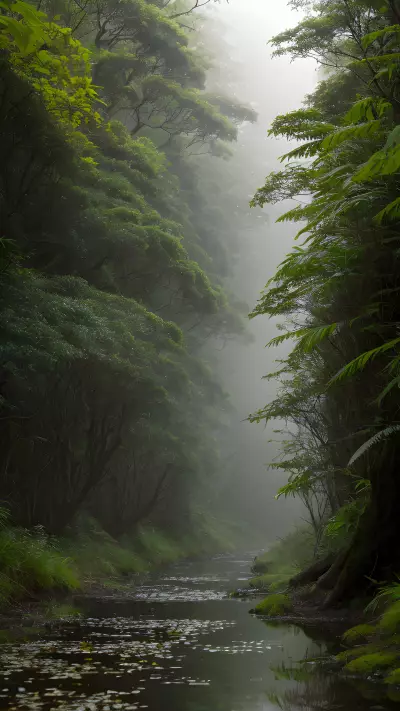 Breathtaking Wildlife in the Tranquil Gully