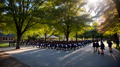 Schoolyard Awakening   A Spring Morning