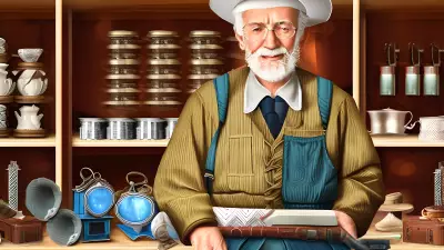 The Old Shopkeeper's Wisdom Portrait