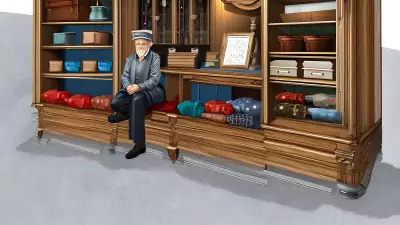 The Old Shopkeeper's Wisdom Portrait