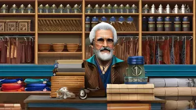 The Old Shopkeeper's Wisdom Portrait
