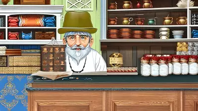 The Old Shopkeeper's Wisdom Portrait