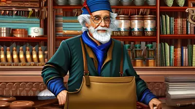 The Old Shopkeeper's Wisdom Portrait