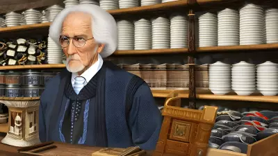 The Old Shopkeeper's Wisdom Portrait