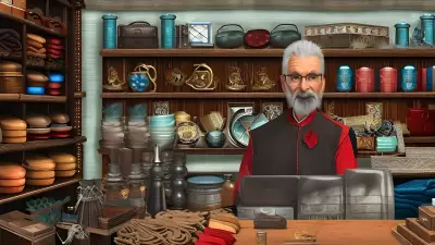 The Old Shopkeeper's Wisdom Portrait