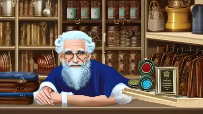 The Old Shopkeeper's Wisdom Portrait