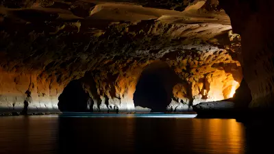 Wildlife in an Elegant Cave