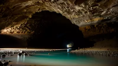 Wildlife in an Elegant Cave