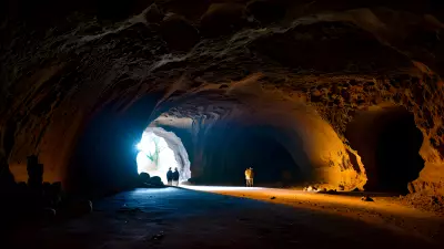 Wildlife in an Elegant Cave
