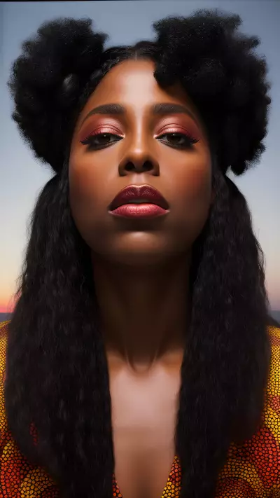 Sunset Study A Multimedia Art Experience Inspired by Mickalene Thomas