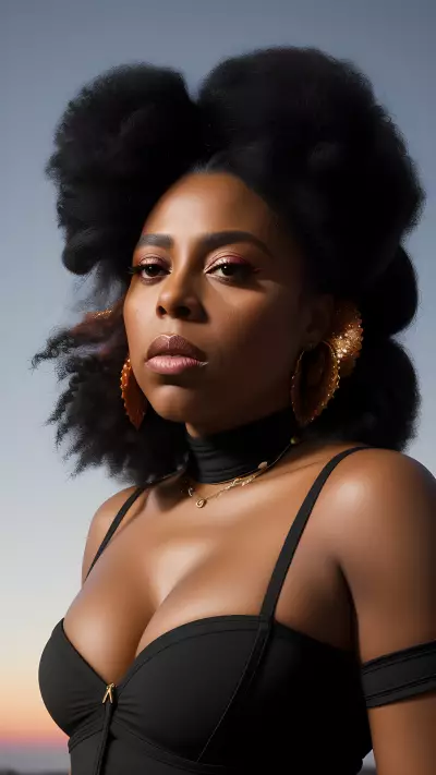 Sunset Study A Multimedia Art Experience Inspired by Mickalene Thomas