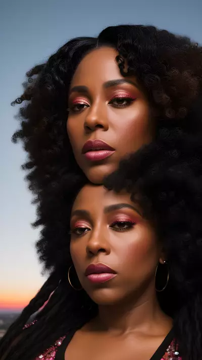 Sunset Study A Multimedia Art Experience Inspired by Mickalene Thomas