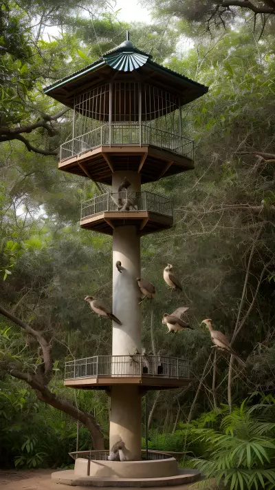 Capturing the Natural Equilibrium of Biodiversity in Aviaries