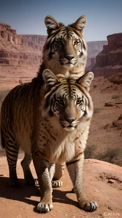 Majestic Portraits of Wadi Creatures in their Remote Ecosystems