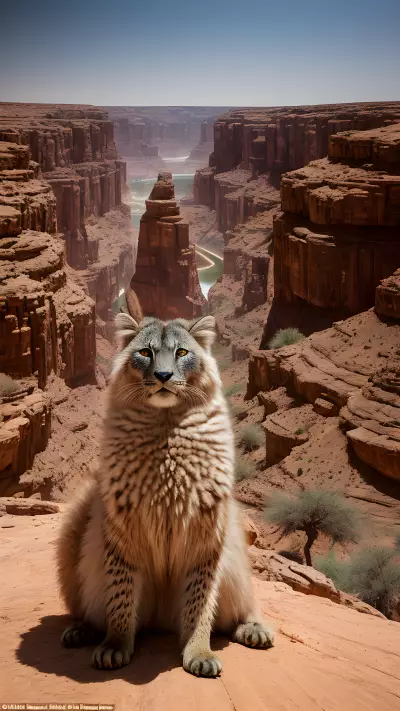 Majestic Portraits of Wadi Creatures in their Remote Ecosystems