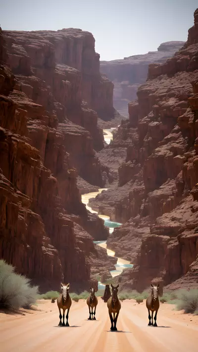 Majestic Portraits of Wadi Creatures in their Remote Ecosystems