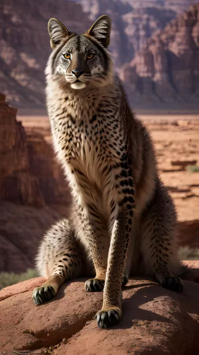 Majestic Portraits of Wadi Creatures in their Remote Ecosystems