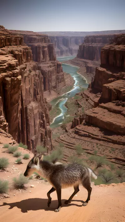 Majestic Portraits of Wadi Creatures in their Remote Ecosystems