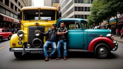 The Clashing of Worlds on the Streets Capturing a Moment with the Sept Heroes