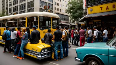 The Clashing of Worlds on the Streets Capturing a Moment with the Sept Heroes