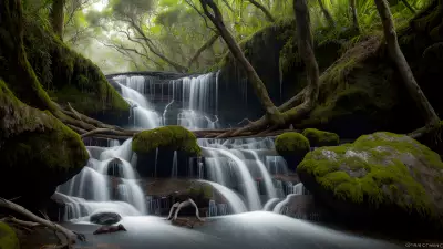 Rare Coastal Wildlife Sighted at Majestic Waterfalls