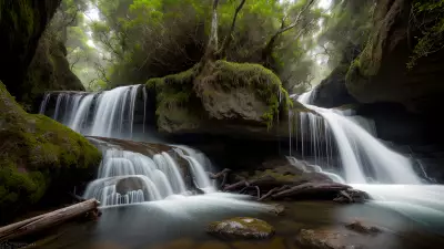 Rare Coastal Wildlife Sighted at Majestic Waterfalls
