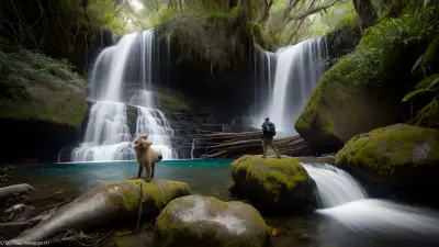 Rare Coastal Wildlife Sighted at Majestic Waterfalls
