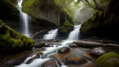 Rare Coastal Wildlife Sighted at Majestic Waterfalls