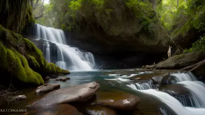 Rare Coastal Wildlife Sighted at Majestic Waterfalls