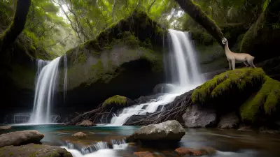 Rare Coastal Wildlife Sighted at Majestic Waterfalls