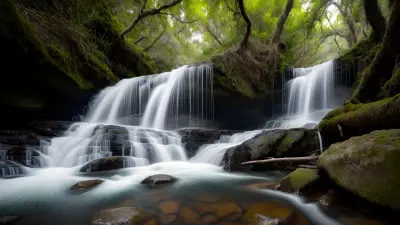 Rare Coastal Wildlife Sighted at Majestic Waterfalls