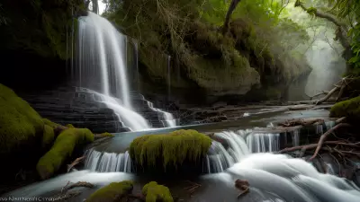 Rare Coastal Wildlife Sighted at Majestic Waterfalls